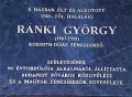 Ránki György emléktáblája II kerület Gül Baba utca 36.jpg