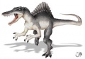 A Spinosaurus rekonstrukciója.